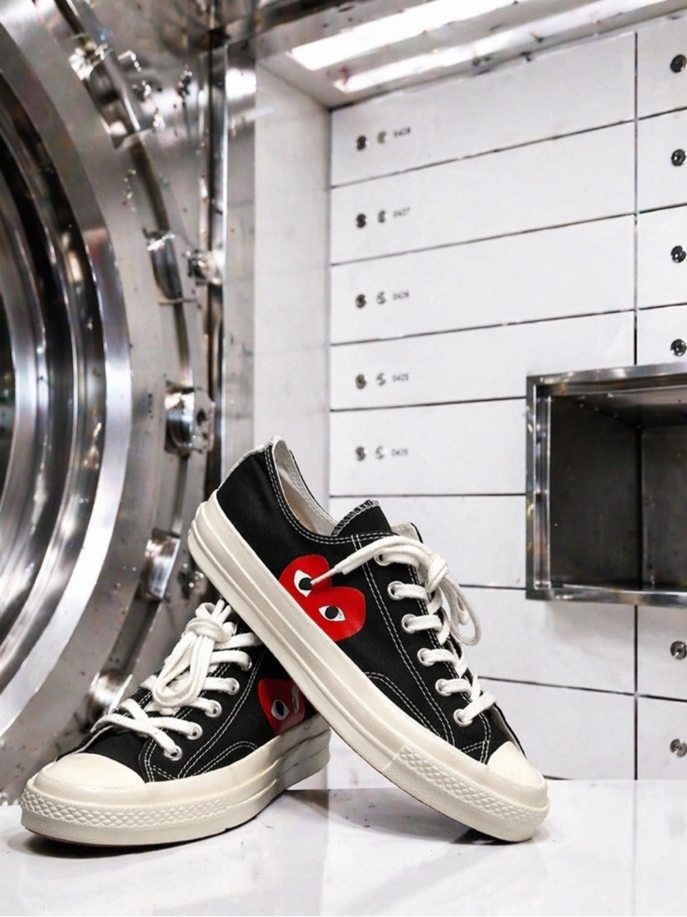 Converse Chuck Taylor All Star 70 Ox Comme des Garcons PLAY Black Size M6.5 W8.5